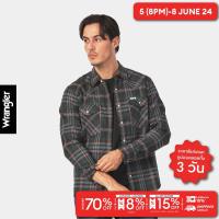 ราคา WRANGLER เสื้อเชิ้ตแขนยาวผู้ชาย คอลเลคชั่น Legend Of Wrangler ทรง SLIM รุ่น WR S124MSHLN13 (21278496933)