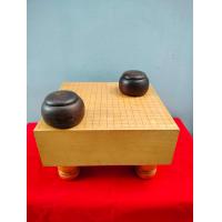 ราคา กระดานหมากล้อม หมากล้อม กระดานโกะ โต๊ะหมากล้อม ไม้แท้แท่นตัน พร้อมตัวหมาก มือสองนำเข้าจากญี่ปุ่น (21729699963)