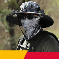 ราคา พัดลมคู่ที่ถอดออกได้ หมวกบัคเก็ตพัดคู่ลมพลังงานแสงอาทิตย์ ปีกกว้างหมวกตกปลาเดินป่าตั้งแคมป์ (21844738622)