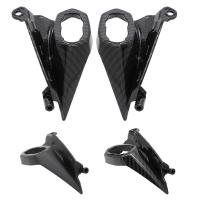 ราคา For 2014 Kawasaki Z1000 Motorcycle Upper Bracket Side Headlight Fairing Cover Carbon Black Z 1000 2015 2016 2017 2018 2019 (10231950943)