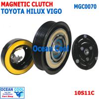 ราคา คลัชคอมแอร์ โตโยต้า ไฮลัก วีโก้ ดีเซล 10S11C 2004 2016 MGC0070 Compressor Clutch For Toyota Hilux VIGO หน้าคลัชคอมแอร์ มู่เล่คลัช ชุดคลัช 2005 2006 2007 2008 2009 2010 2011 2012 2013 2014 (21209989964