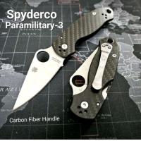 ราคา มีดพับ Spyderco Paramilitary 3 Carbon Fiber (21826254406)