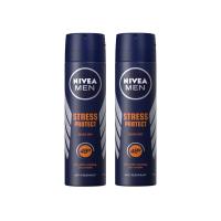 ราคา NIVEA MEN Stress Protect Body Spray นีเวีย สเตรส โพรเทค บอดี้ สเปรย์ สเปรย์ระงับกลิ่นกาย 150ml 2กระป๋อง (20057968517)