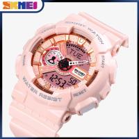 ราคา SKMEI นาฬิกาสปอร์ตแฟชั่นสำหรับผู้ชาย LEDนาฬิกาข้อมือดิจิตอลแฟชั่นผู้ชายหนัง PU กันน้ำใช้งานได้ยาวนานสามารถตั้งปลุกพื้นผิวได้นาฬิกาข้อมือจับเวลาสำหรับผู้หญิงผู้ชาย34 (10751198823)