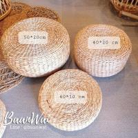 ราคา บ้านหวาย สตูลทรงกลม สตูลนั่ง สตูลสไตล์มินิมอล (21540712711)