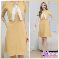 ราคา New ชุดเดรชโทนสดใสป้ายnuchy (21910942334)