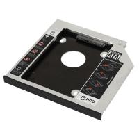 ราคา Hard Drive Caddy Tray 9 5mm Universal SATA 2nd HDD HD SSD Enclosure Hard Drive Caddy Case Tray for 9 5mm Laptop CD DVD ROM Optical Bay Drive Slot for SSD and HDD (20116774660)