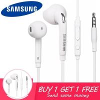 ราคา Buy 1 Free 1 Samsung หูฟังPhone Headset Note5 S7 สามารถใช้ได้กับ Galaxy ทุกรุ่น (682370443)