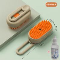 ราคา แปรงสเปรย์ไฟฟ้าแปรงสำหรับแมวอบไอน้ำแบบ3 In 1อุปกรณ์ดูแลสัตว์กำจัดขนสุนัขนวดขนสุนัขแมว (21461787795)