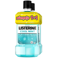 ราคา น้ำยาบ้วนปาก Listerine Cool mint 750 มล ฟรี 750 มล (21426342219)
