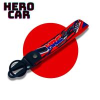 ราคา พวงกุญแจรถยนต์ พวงกุญแจรถมอไซค์ พวงกุญแจ พวงกุญแจห้อยกางเกง ลาย HRC สีแดง พวงกุญแจรถมอไซค์ พวงกุญแจรถยนต์ (16445678001)