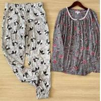 ราคา เชทชุดนอน แบรนด์ Secret treasures แท้ ผ้ายืดเเอวยืดขาจั้ม Sz M อกเสื้อยืด 36 38 ยาว เอวเกงยืด 28 32 สพ 38 42 ยาว 38 1 Sz L อกเสื้อยืด 38 40 ยาว เอวเกงยืด 30 32 สพยืด 40 44 ยาว 38 1 (21772093678)