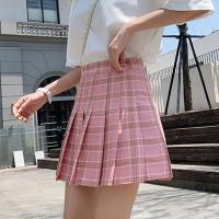 ราคา Larks กระโปรงเกาหลี ลายสก็อต กระโปรงสั้น กระโปรงเทนนิสเอวสูง กระโปรงพลีท Skirt มีซับใน (20402092650)