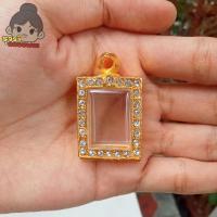ราคา กรอบพระ กรอบพระชุบทองล้อมเพชร ใส่สมเด็จเล็กปากน้ำรุ่น 4 กว้าง1 7 สูง2 4ซม ขนาดจอกระจก (21290309142)