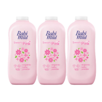 ราคา โฉมใหม่ แพ็ค3 เบบี้มายด์ แป้ง 350 380 กรัม ราคาพิเศษ Babi Mild Powder (21874696003)