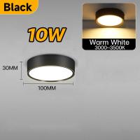 ราคา ไตรรงค์ ไฟดาวน์ไลท์ LED โคมไฟเพดาน Downlight ไฟ LED 3 สีเปลี่ยน ดาวน์ไลท์แบบติดตั้งบนพื้นผิวไฟเพดานทรงกลม 220 265V ใช้สำหรับห้องนอนห้องครัว ไฟ led ไฟติดเพดาน ไฟเพดาน ไฟห้องนอน (21952971486)