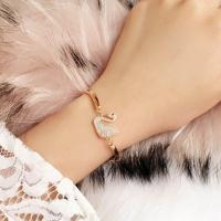 ราคา Fancyqube กำไลข้อมือ จี้หงษ์ ประดับคริสตัล พลอยเทียม แวววับ สีโรสโกลด์ สำหรับผู้หญิง (15081939442)