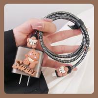 ราคา HIPHI กันสายชาร์จหัก เคสป้องกันสายข้อมูล เคสสายชาร์จ สายพันสายชาร์จ ชุดถนอมสายชาร์จลายการ์ตูนน่ารัก เคสTPUหัวชาร์จ USB สําหรับ iPhone 12 13 14 20W (21561328704)