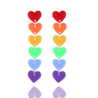 ราคา ต่างหูสีรุ้ง ตุ้มหูสีรุ้ง LGBT (21163241144)