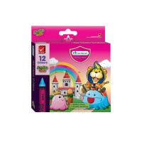 ราคา สีเทียน 12สี มาสเตอร์อาร์ท Crayon Masterart 12 Colours Regular Jumbo Super Jumbo Size สีชอล์ก สีชอก (17016519900)