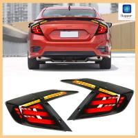 ราคา ชุดไฟท้าย Mugen LED พร้อมไฟเลี้ยวแบบไดนามิกสำหรับ Civic Sedan FC 2016 2021 (19755300078)