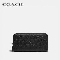 ราคา COACH กระเป๋าสตางค์ผู้ชายรุ่น Accordion Wallet In Signature Leather สีดำ C1226 BLK (12706590935)