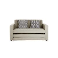 ราคา INDEX LIVING MALL โซฟาผ้าปรับนอน 2 ที่นั่ง PLUS 3 รุ่นโซเลซ สีครีม ดำ (21403704463)