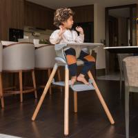 ราคา Minikind HOT SALE เก้าอี้ทานข้าวเด็ก 3 in 1 รุ่น Rocca สี Grey (21406915687)