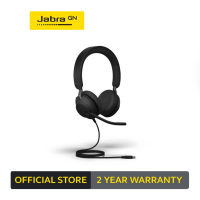 ราคา Jabra Evolve2 40 USB A UC Stereo หูฟังประชุมออนไลน์ Wired Headset for Conference Call (21629760978)
