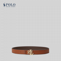 ราคา Polo Ralph Lauren เข็มขัดผู้หญิง Logo Reversible Pebbled Leather Belt รุ่น WALRBLT0F320132 สีน้ำตาล (21846658069)