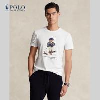 ราคา Polo Ralph Lauren เสื้อยืดผู้ชาย Custom Slim Fit Polo Bear Jersey T Shirt รุ่น MNPOTSH1N822080 สีขาว (21397270423)