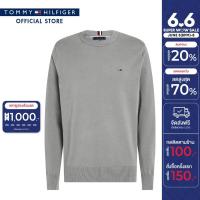 ราคา Tommy Hilfiger เสื้อสเวตเตอร์ผู้ชาย รุ่น MW0MW21316 P9V สีเทา (21433854908)