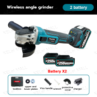ราคา MAKITA หินเจียรไร้สาย 256V เครื่องตัดไร้สาย เครื่องเจียรไร้แปรงถ่าน แบตเตอรี่ลิเธียม 256V สองก้อน การตัดและขัดไม้ หิน (20880941011)