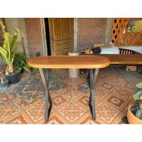 ราคา โต๊ะบาร์ไม้สะเดา โต๊ะบาร์ยาว โต๊ะบาร์ ท็อปไม้สะเดา ไม้แผ่นเดียว ขาโต๊ะเหล็กสไตล์ลอฟท์ ไม้แผ่นเดียว ไม้เนื้อแข็ง โต๊ะบาร์ยาว โต๊ะบาร์สูง ขนาด 50 120 100cm (21986837657)