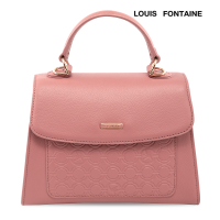 ราคา Louis Fontaine กระเป๋าถือ สายสะพายยาว รุ่น Carat สีชมพู (21764116155)