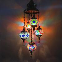 ราคา 5 ไฟจี้หัวห้องนอนโคมระย้า Retro สไตล์ระเบียงโรงแรมตุรกี Handmade โคมไฟแขวน (8638424303)