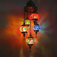 ราคา 5 ไฟจี้หัวห้องนอนโคมระย้า Retro สไตล์ระเบียงโรงแรมตุรกี Handmade โคมไฟแขวน (8638424305)