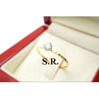 ราคา S R แหวนหมั้นแหวนแต่งงานแหวนชูทองคำเพชรน้ำ 100 เพชรเม็ดละ 20 ตังค์พร้อมใบรับรองสินค้าเคลือบทองแท้ 100 (21954904324)