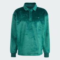 ราคา adidas ไลฟ์สไตล์ เสื้อโปโลแขนยาว Premium Essentials Velvet ผู้ชาย สีเขียว II5757 (21453896614)