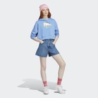 ราคา adidas ไลฟ์สไตล์ เสื้อฮู้ดพิมพ์ลาย adidas Originals x Moomin ผู้หญิง สีน้ำเงิน IB9939 (19905044912)