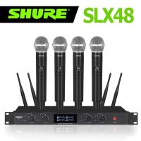 ราคา ไมโครโฟนไร้สายไมค์ ลอย ไร้ สายไมค์ร้องเพลงไมค์คาราโอเกะไมค์ไร้สายuhf shuerแท้ SLX48 ไมค์ลอยไร้สายแท้ 4 ตัวwireless microphone (21547559253)