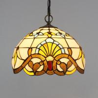 ราคา Vintage Tiffany จี้ไฟเมดิเตอร์เรเนียน Baroque Stained Glass แขวนโคมไฟ Led โคมไฟห้องครัว Home Loft Decor (16510731532)