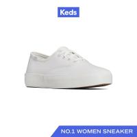 ราคา KEDS รองเท้าผ้าใบ แบบผูกเชือก รุ่น CHAMPION GENDER NEUTRAL LEATHER สีขาว WH67979 (21898216364)