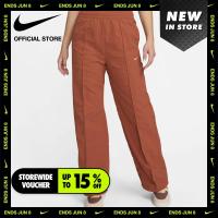 ราคา Nike Womens Sportswear Everything Wovens Mid Rise Open Hem Pants Orange (21564741175)