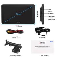 ราคา ESSGOO 7 แบบพกพาCarPlay MP5 เครื่องเล่นมัลติมีเดียFHD IPS Touch Screen Android Auto Mirror Link Bluetooth FM GPSนำทางวิทยุรถยนต์ (21552844829)