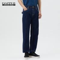 ราคา DAPPER กางเกงยีนส์ Relaxed Fit Jeans สีกรมท่า (21475317780)