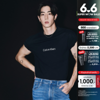 ราคา CALVIN KLEIN เสื้อยืดผู้ชาย ทรง Relaxed รุ่น 40HM228 BAE สีดำ (21422311128)