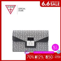 ราคา GUESS กระเป๋า รุ่น S9142238 MOONSTONE SLG FLAP CLUTCH สีดำ (21857553441)
