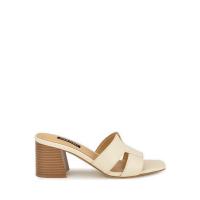 ราคา Nine West รุ่น GRISELDA3 รองเท้าแตะส้นสูง สีไอโวรี (21393680401)