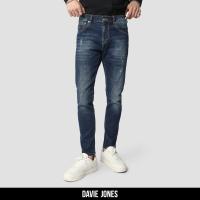 ราคา DAVIE JONES กางเกงยีนส์ Skinny Tapered Fit Jeans NG0001 สีน้ำเงิน (21412981897)